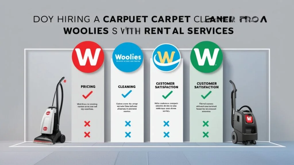 Why Choose Woolies for Carpet Cleaner Hire?