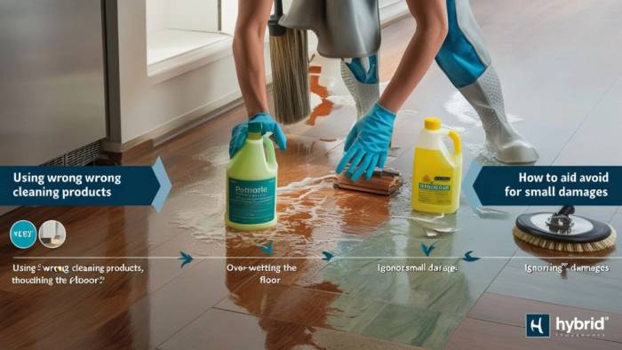 Person avoiding common cleaning mistakes, using proper techniques and tools to maintain a clean and organized space